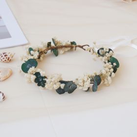 Baby Breath Crown, Dried Crown, Bride Crown, Wedding Crown, Daily Crown, Party Crown, Birthday Crown. (Option: Child)